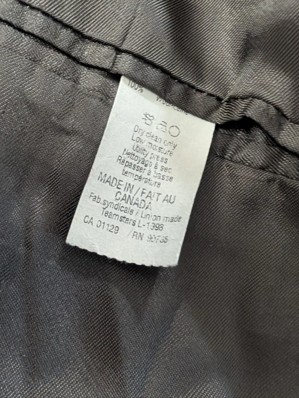 Lauren Ralph Lauren 2 Button Blazer Mens Tall Size 56 L Gray 100% Wool Business